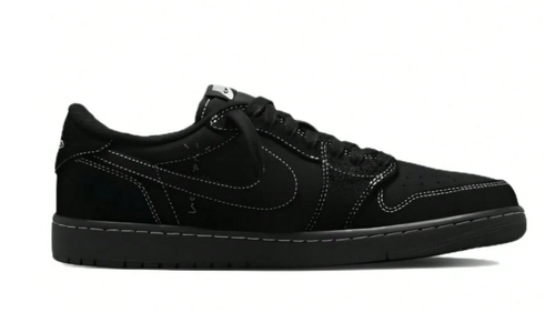 Travis Scott X Jordan Air Jordan 1 Low Retro OG SP Black Warrior Low-Top Retro Basketball Shoes